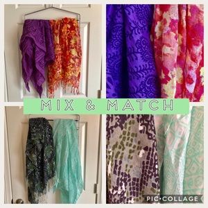 2 for $12 Mix and Match Scarves